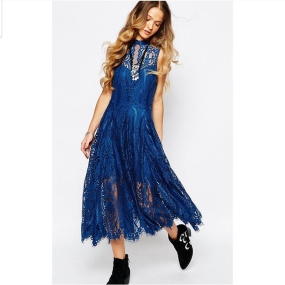 Free People Angel Rays Lace Midi Dress - Picture 10 of 10